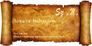 Szkala Meluzina névjegykártya